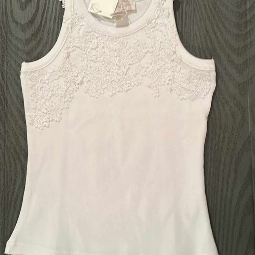 Caroline Constas White Tank Top- New
